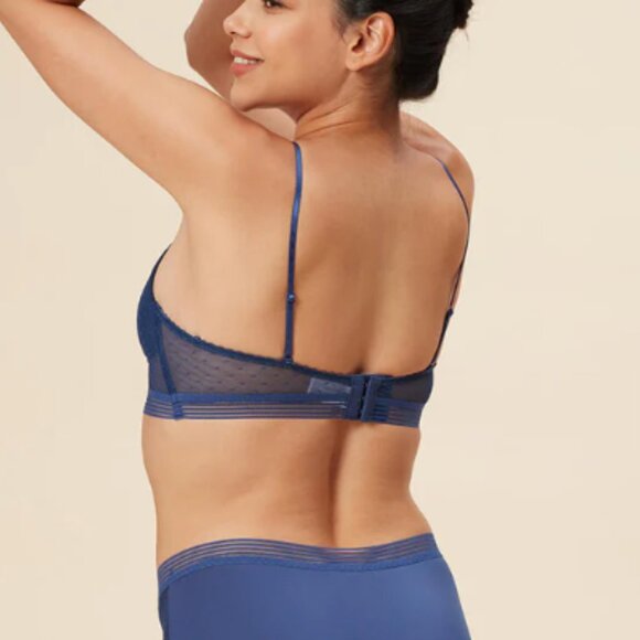 New With Tags REESE Wireless Soft Mesh Convertible Bralette Bra - Picture 4 of 8